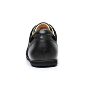 The Cadogan trainer in black, seen from behind