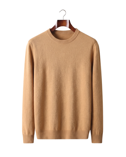 The Berkeley — Merino Crewneck — Camel