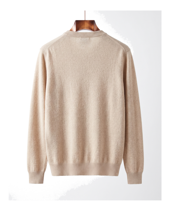 The Cheltenham cashmere henley, back on hanger