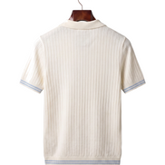 The Radley — Ribbed Knit Polo — back