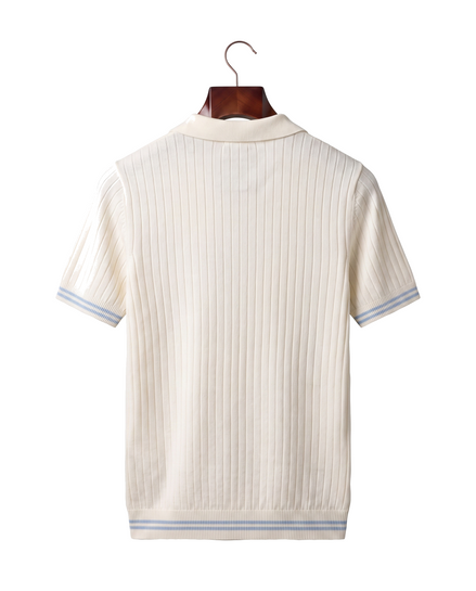 The Radley — Ribbed Knit Polo — back