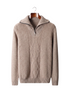 The Whitby — Merino Half-Zip — front