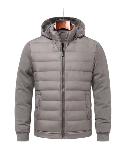 The Norfolk — Hybrid Down Jacket — Gray