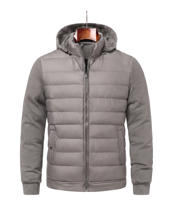 The Norfolk — Hybrid Down Jacket — Gray