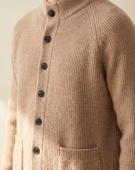 Close-up of the chest pocket and collar on The Ledbury