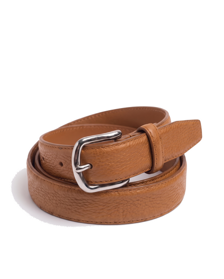 The Chester — Leather Belt — Camel