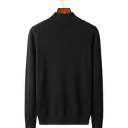 The Grosvenor — Cashmere Mock Neck Jumper — back