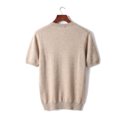 The Aldwych cashmere tee, back on hanger