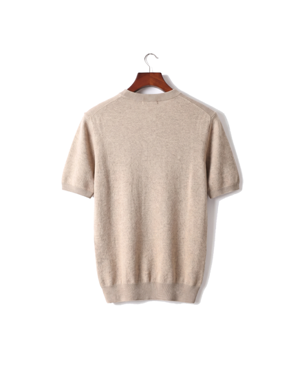 The Aldwych cashmere tee, back on hanger