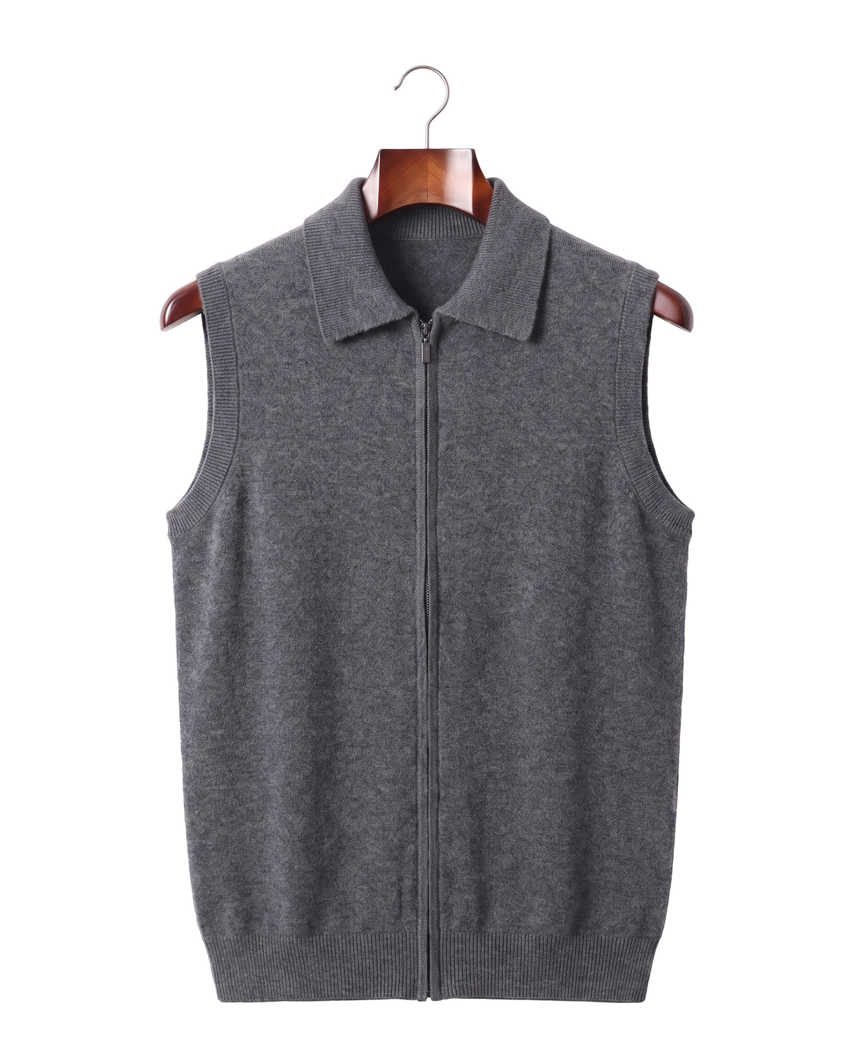 The Windsor — Cashmere Gilet — Charcoal