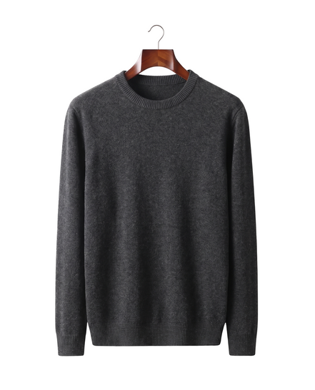 The Berkeley — Merino Crewneck — Dark Gray
