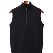 The Hartley — Zip Gilet — Black