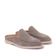 The Sloane — Suede Mules — Grey
