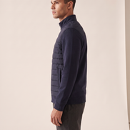 The Kensington hybrid jacket shown in side profile