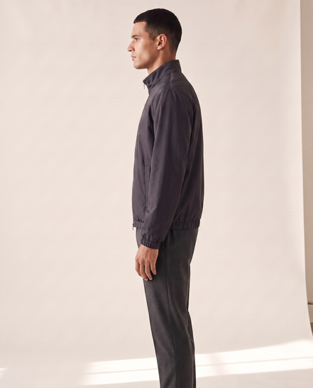 The Sterling windbreaker shown in side profile
