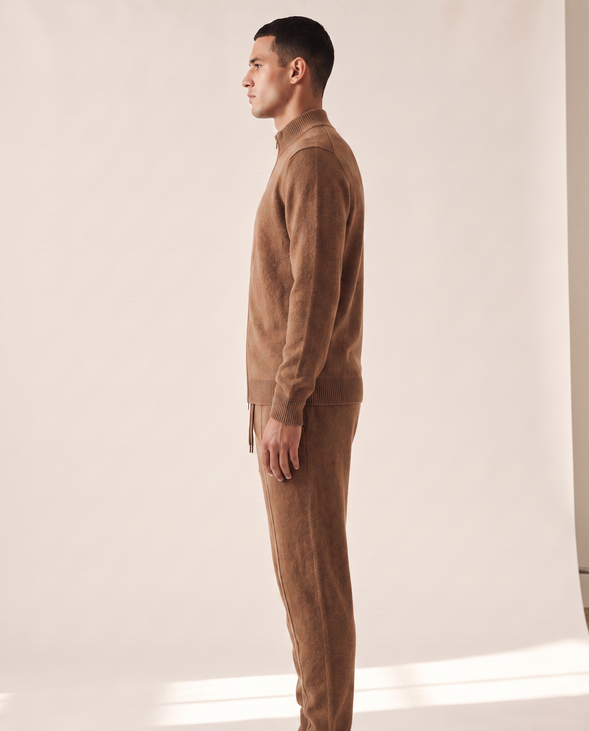 The Everleigh two-piece shown full length in side profile