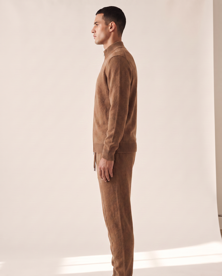 The Everleigh two-piece shown full length in side profile