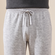 Close-up of the drawstring waistband on The Grafton