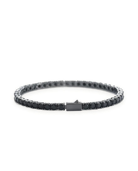 The Onslow Black Stone Tennis Bracelet