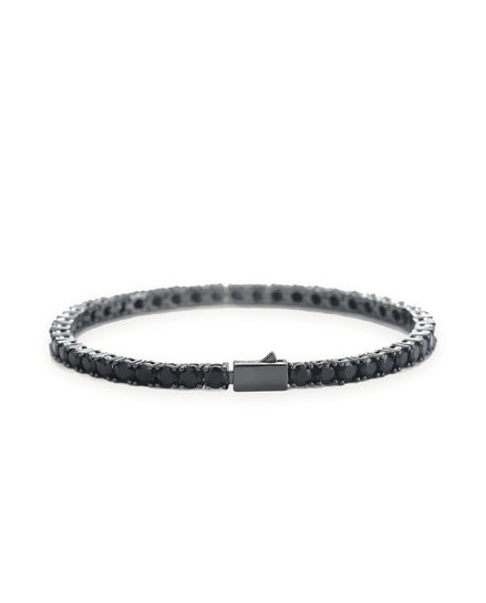 The Onslow Black Stone Tennis Bracelet