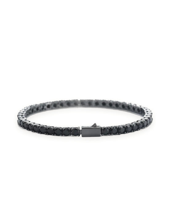 The Onslow Black Stone Tennis Bracelet