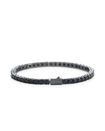 The Onslow Black Stone Tennis Bracelet