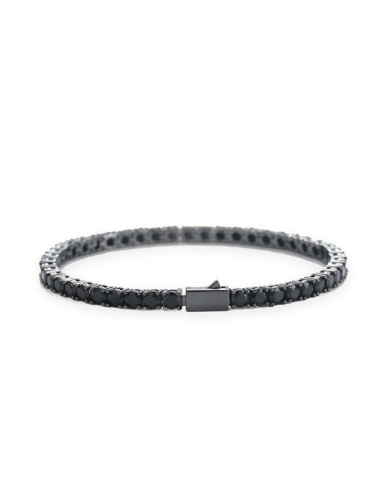 The Onslow Black Stone Tennis Bracelet