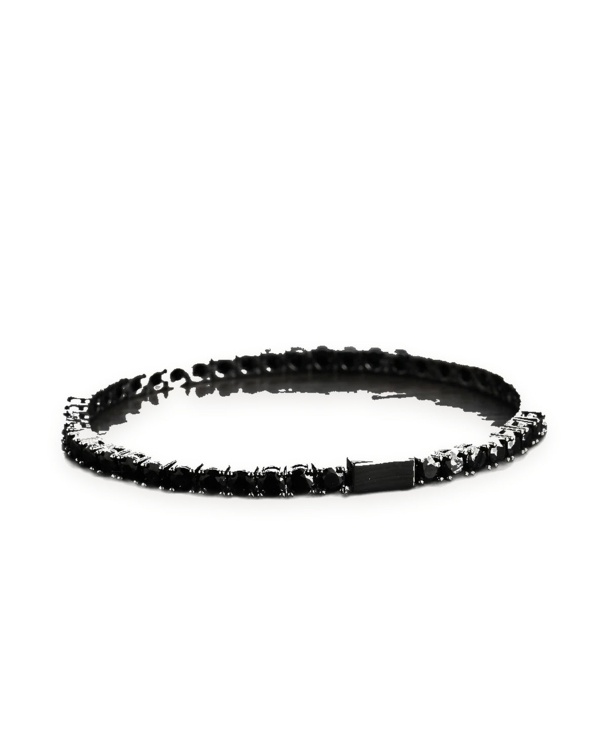 The Onslow Black Stone Tennis Bracelet