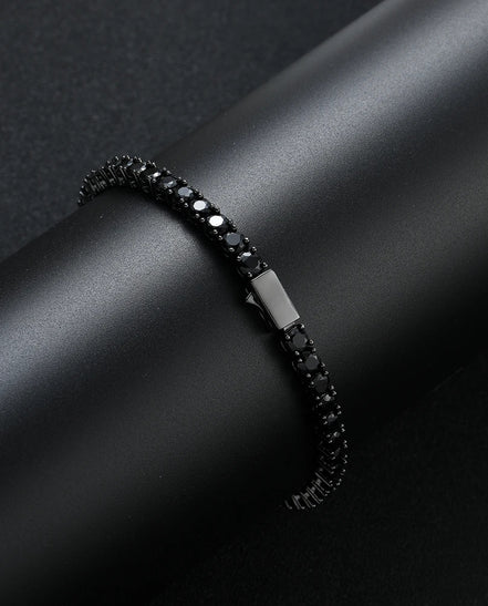 The Onslow Black Stone Tennis Bracelet