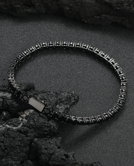 The Onslow Black Stone Tennis Bracelet