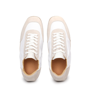 The Petersham trainer in ivory, seen from above